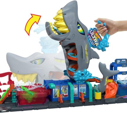 Mattel Hot Wheels: City - Ultra Shark Car Wash Πλυντήριο Αυτοκινήτων (HTN82) - Image 4