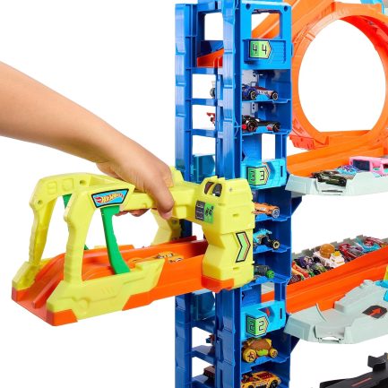 Παιχνιδολαμπάδα Mattel Hot Wheels: Τεράστιο Γκαράζ με Δράκο (HKX48) - Image 6