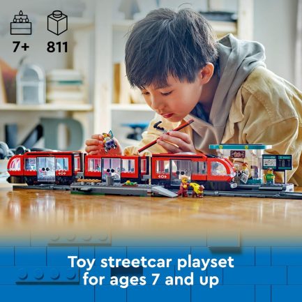 Lego City Downtown Streetcar and Station για 7+ Ετών (60423) - Image 2