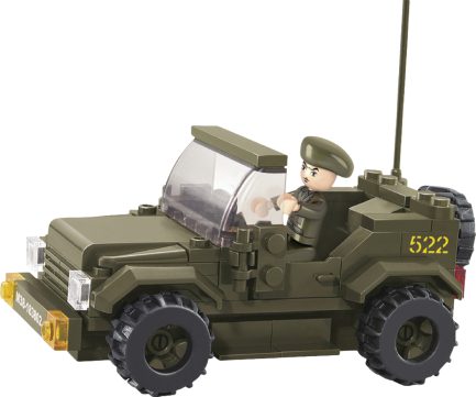 Sluban Τουβλάκια Army: Jeep για 6+ Ετών 121τμχ (M38-B0296) - Image 2