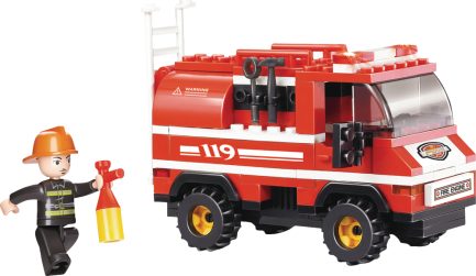Sluban Τουβλάκια Fire: Mini Fire Truck για 6+ Ετών 133τμχ (M38-B0276) - Image 2