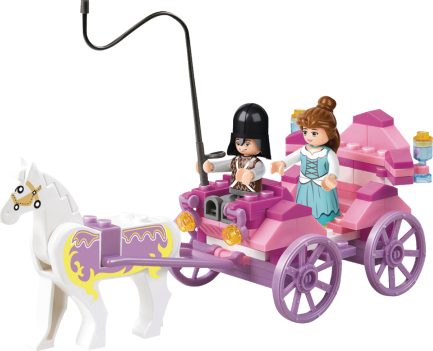 Sluban Τουβλάκια Girl's Dream: Princess Carriage για 6+ Ετών 99τμχ (M38-B0239) - Image 2