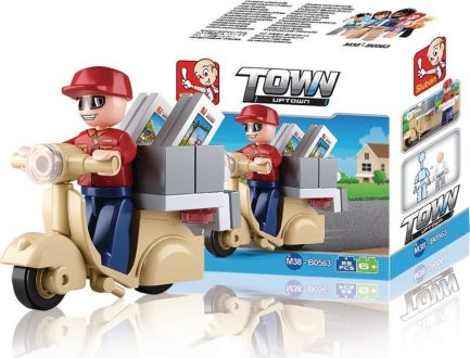 Sluban Τουβλάκια Town Courier για 6+ Ετών 28τμχ (M38-B0563) - Image 2