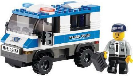 Sluban Τουβλάκια Police: Prisoner Transport για 6+ Ετών 126τμχ (M38-B0273) - Image 3