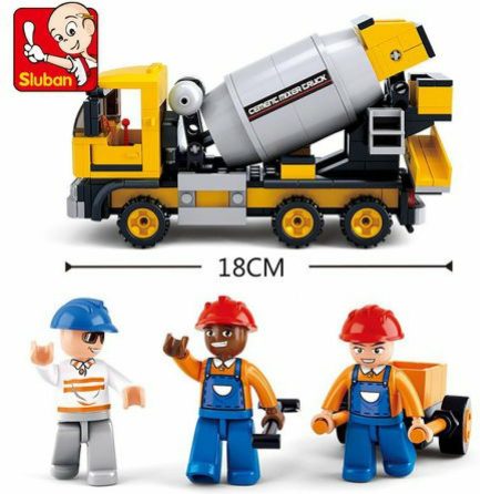 Sluban Τουβλάκια Town: Cement Mixer για 6+ Ετών 296τμχ (M38-B0550) - Image 3