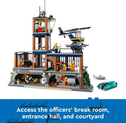 LEGO® City: Παιχνίδι Νησί-Φυλακή της Αστυνομίας (60419) - Image 4