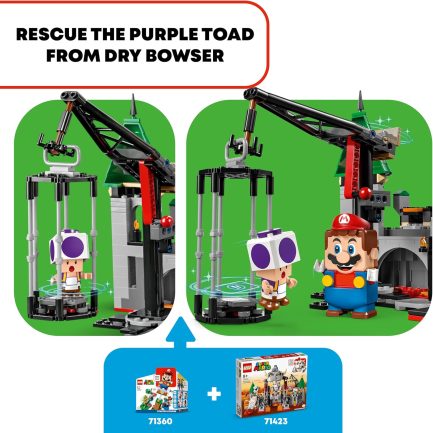 LEGO® Super Mario™:Πίστα Επέκτασης Μάχη Κάστρου του Dry Bowser (71423) - Image 3