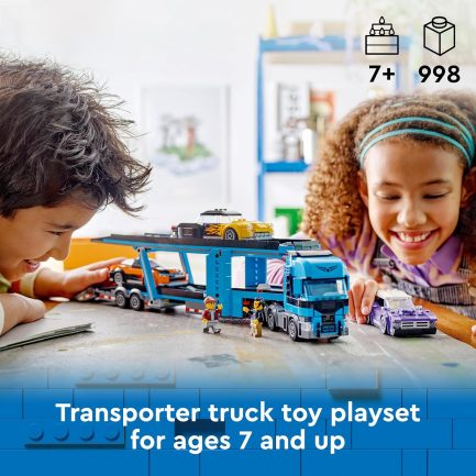 LEGO® City Great Vehicles: Car Transporter Truck with Sports Cars (60408) - Image 3