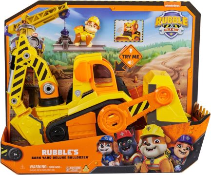 Spin Master Rubble & Crew: Rubble's - Bark Yard Deluxe Bulldozer Vehicle (6068074) - Image 4