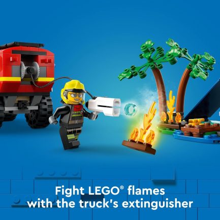 Lego City 4x4 Fire Truck With Rescue Boat για 5+ ετών (60412) - Image 3