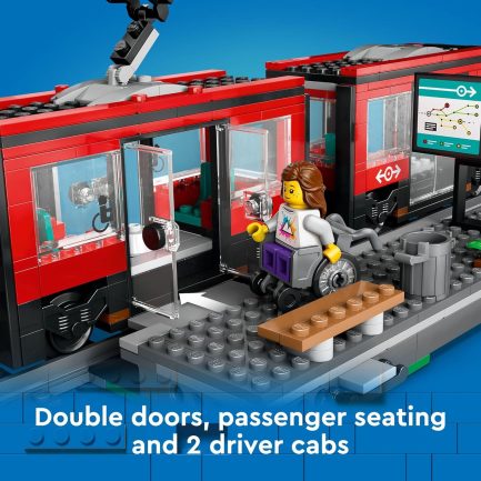 Lego City Downtown Streetcar and Station για 7+ Ετών (60423) - Image 3
