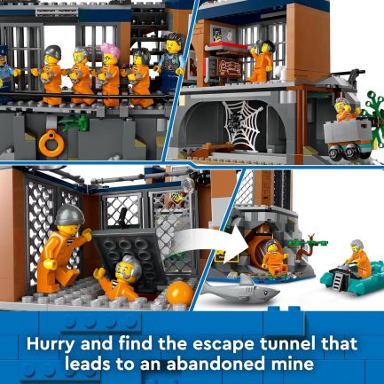 LEGO® City: Παιχνίδι Νησί-Φυλακή της Αστυνομίας (60419) - Image 5