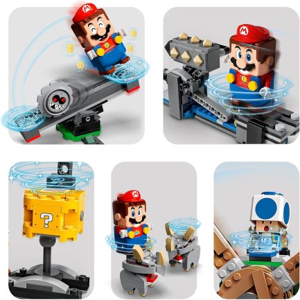 LEGO® Super Mario Πίστα Επέκτασης Κατεδάφιση του Reznor (71390) - Image 4
