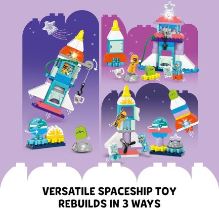 LEGO® DUPLO®: 3-in-1 Space Shuttle Adventure για 3+ Ετών (10422) - Image 5