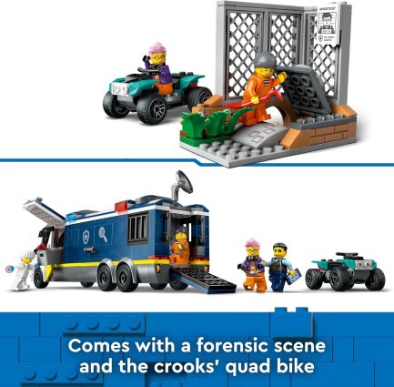 LEGO® City: Παιχνίδι Αστυνομικό Φορτηγό με Κινητό Εγκληματολογικό Εργαστήριο (60418) - Image 6