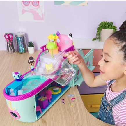 Παιχνιδολαμπάδα Spin Master Gabby's Dollhouse - 'Gabby' Cat Friend Ship Playset (6068572) - Image 6