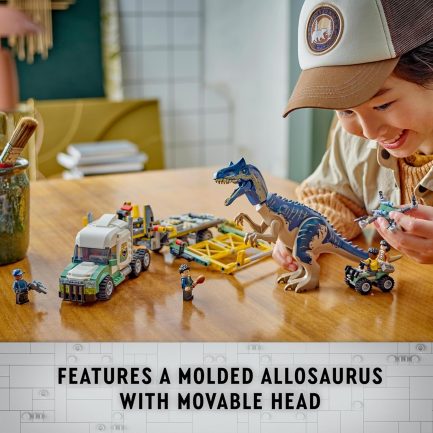 LEGO® Jurassic World: Αποστολές Δεινοσαύρων - Φορτηγό Μεταφοράς Αλλόσαυρου (76966) - Image 6