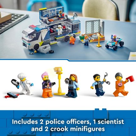 LEGO® City: Παιχνίδι Αστυνομικό Φορτηγό με Κινητό Εγκληματολογικό Εργαστήριο (60418) - Image 7