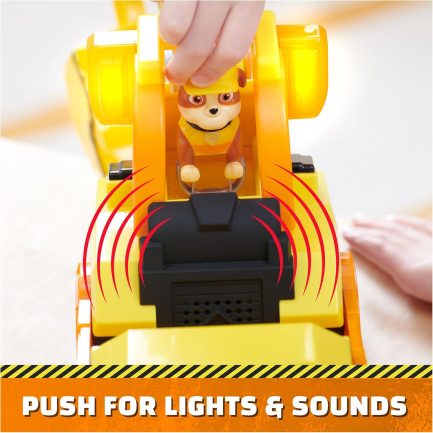 Spin Master Rubble & Crew: Rubble's - Bark Yard Deluxe Bulldozer Vehicle (6068074) - Image 8
