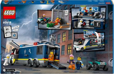 LEGO® City: Παιχνίδι Αστυνομικό Φορτηγό με Κινητό Εγκληματολογικό Εργαστήριο (60418) - Image 8