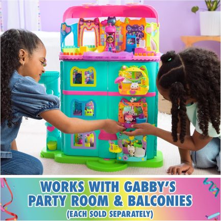 Παιχνιδολαμπάδα Spin Master Gabby's Dollhouse: Cat-Errific Celebration - Gabby's Celebration Dollhouse (6070742) - Image 10