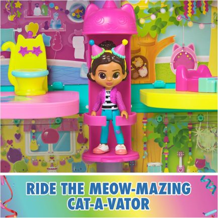 Παιχνιδολαμπάδα Spin Master Gabby's Dollhouse: Cat-Errific Celebration - Gabby's Celebration Dollhouse (6070742) - Image 11