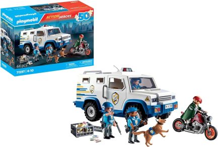 Playmobil Action Heroes Όχημα Χρηματαποστολής για 4-10 ετών (71597) - Image 2
