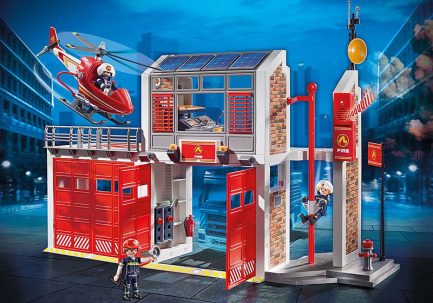Παιχνιδολαμπάδα Playmobil City Action Μεγάλος Πυροσβεστικός Σταθμός για 4+ Ετών (9462) - Image 2