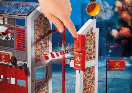 Παιχνιδολαμπάδα Playmobil City Action Μεγάλος Πυροσβεστικός Σταθμός για 4+ Ετών (9462) - Image 4