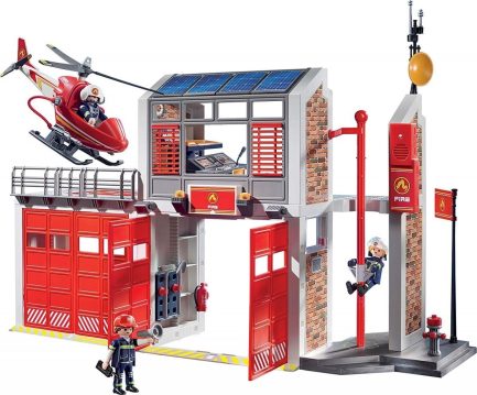 Παιχνιδολαμπάδα Playmobil City Action Μεγάλος Πυροσβεστικός Σταθμός για 4+ Ετών (9462) - Image 5