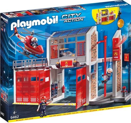 Παιχνιδολαμπάδα Playmobil City Action Μεγάλος Πυροσβεστικός Σταθμός για 4+ Ετών (9462) - Image 6