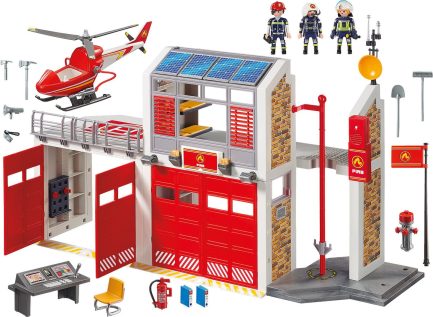 Παιχνιδολαμπάδα Playmobil City Action Μεγάλος Πυροσβεστικός Σταθμός για 4+ Ετών (9462) - Image 8