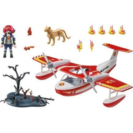 Playmobil Action Heroes Πυροσβεστικό Υδροπλάνο για 4-10 ετών (71463) - Image 2