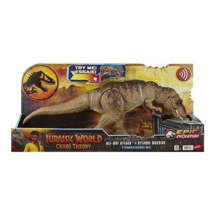 Mattel Jurassic World Epic Evolution: Chaos Theory - All-Out Attack Tyrannosaurus Rex (HXF53) - Image 7