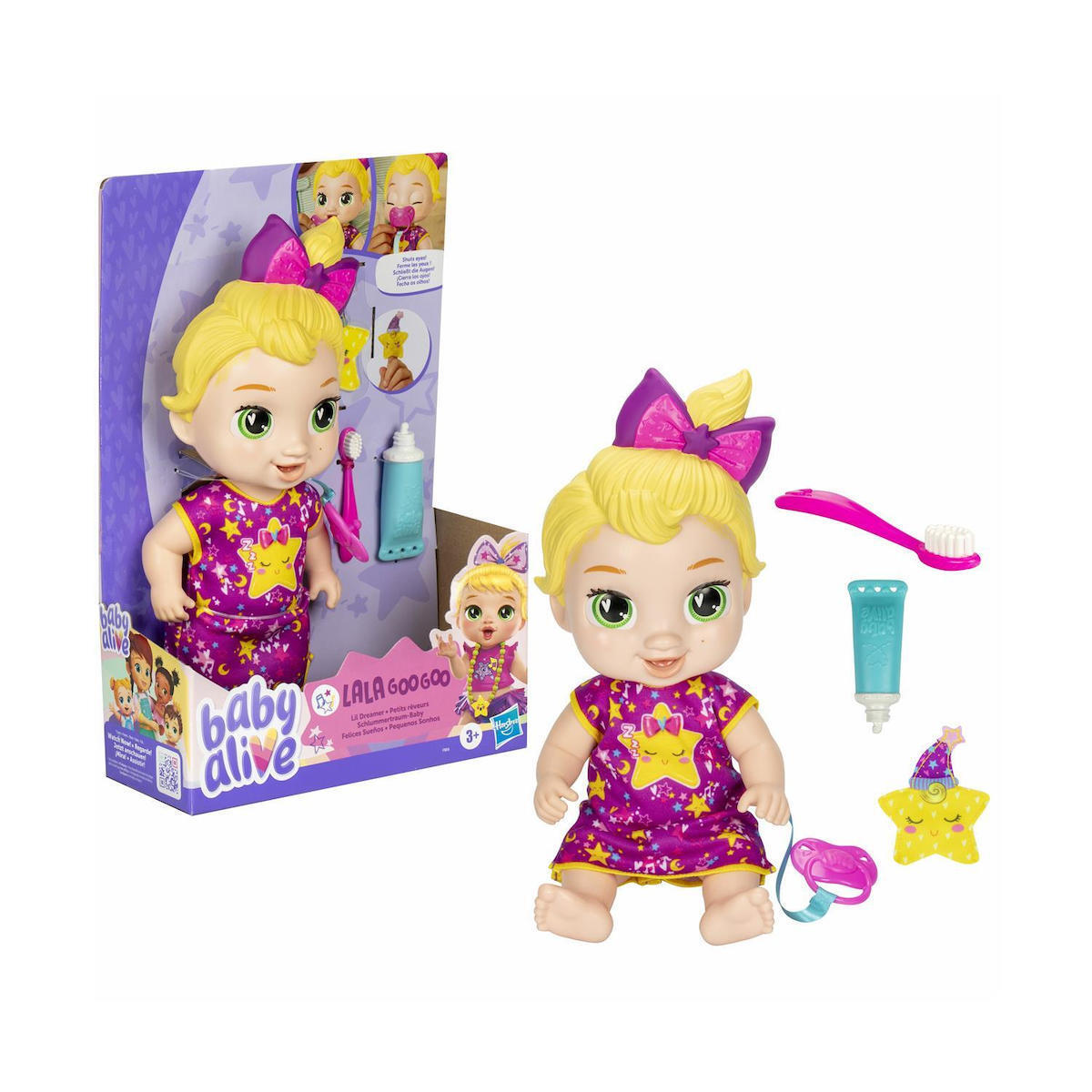 Hasbro Baby Alive Lil Dreamer Lala Googoo Ξανθά Μαλλιά Κούκλα Μωρό (F9856)