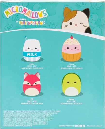 Squishmallows Original Micromallows 4-Pack (6CM) (SQMM0007) - Image 6