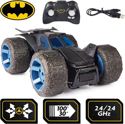 Παιχνιδολαμπάδα Spin Master DC: Batman - Stunt Force Batmobile R/C Vehicle (6066871) - Image 7