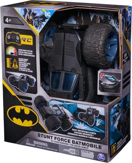Παιχνιδολαμπάδα Spin Master DC: Batman - Stunt Force Batmobile R/C Vehicle (6066871) - Image 8