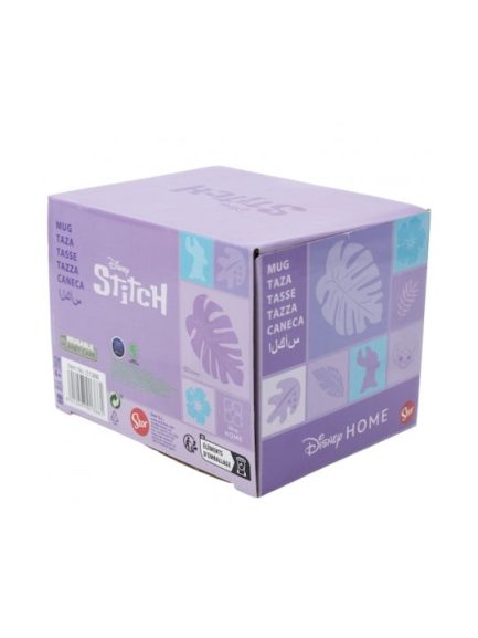 Stor Disney: Stitch Palms - Ceramic Breakfast Mug in Gift Box (400ml) (01366) - Image 2
