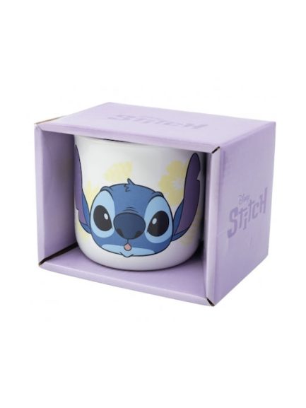 Stor Disney: Stitch Palms - Ceramic Breakfast Mug in Gift Box (400ml) (01366) - Image 3