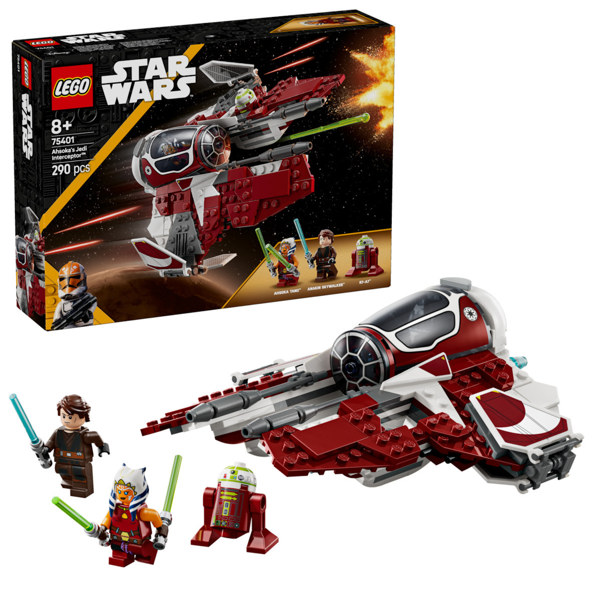 LEGO® Disney: Star Wars™ - Ahsoka’s Jedi Interceptor™ (75401)