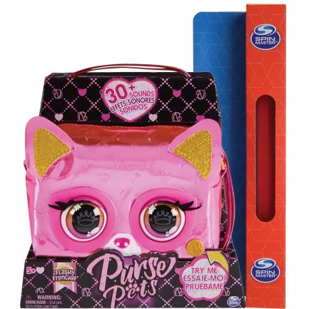 Παιχνιδολαμπάδα Spin Master Purse Pets: Metallic Magic - Flashy Frenchie Παιδική Τσάντα Ώμου Φούξια (6065589)