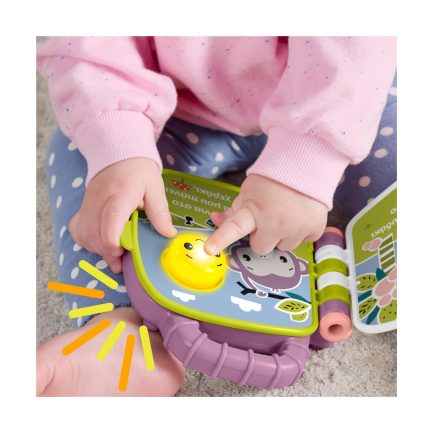Παιχνιδολαμπάδα Fisher Price Βιβλίο Δραστηριοτήτων Μαϊμουδακι με Μουσική (JFN07) - Image 3