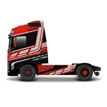 Bburago Street Fire Haulers Custom Cabs Scania 770s Φορτηγό Black για 3+ Ετών (18-32207) - Image 2