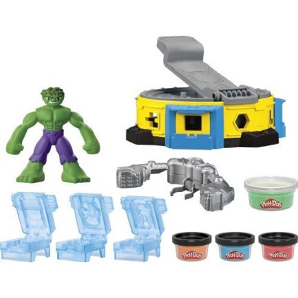 Παιχνιδολαμπάδα Hasbro Play-Doh Marvel: Hulk - Smash And Squish (F9826) - Image 2