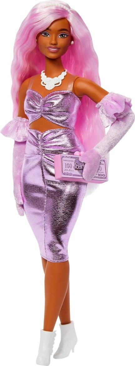 Παιχνιδολαμπάδα Mattel Barbie Deluxe Fashionistas: Ρόζ Μαλλιά (HYV25) - Image 2