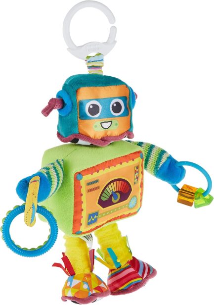 Lamaze Rusty Το Ρομπότ Κρεμαστό Βρεφικό Παιχνίδι Καροτσιού / Κούνιας με Καθρέφτη / με Μασητικό για 0+ Μηνών (LC27089) - Image 3