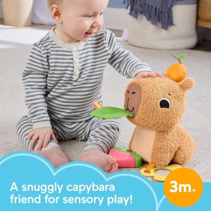 Παιχνιδολαμπάδα Fisher Price® - Snuggly Snacky Capy (HYR54) - Image 4