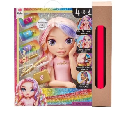 Παιχνιδολαμπάδα MGA Rainbow High: Styling Head - Bella Parker (120889) - Image 3
