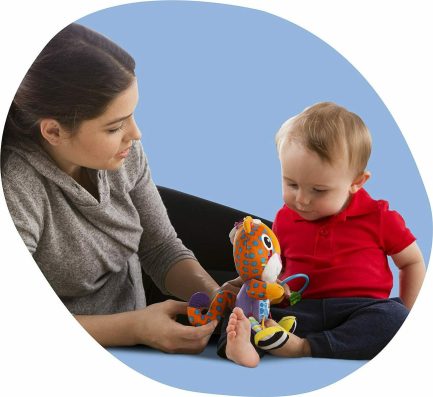 Lamaze Percival Ο τίγρης Κρεμαστό Παιχνίδι Κούνιας και Καροτσιού Play & Grow Purring Percival για Νεογέννητα (LC27563) - Image 3